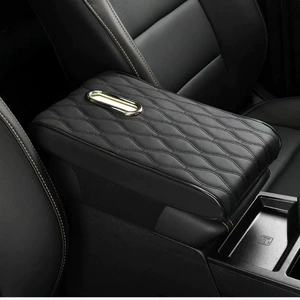 Source Manufacturer Car Interior Armrest Box Pad Central Control Multi-Functional Booster Pad Universal Type with Tissue Three-In-One Armrest