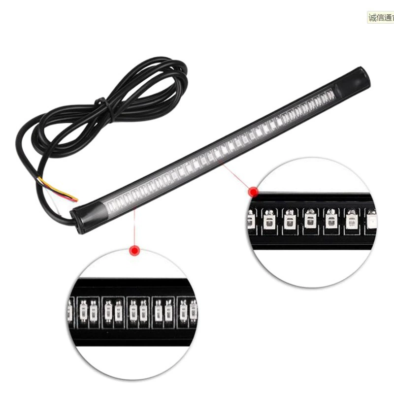 Ebay Горячая Распродажа Amazon Горячая продажа мотоциклетная Тормозная Лицензия светодиодный свет 48SMD рулевой тормоз Водонепроницаемый Автомобильный свет