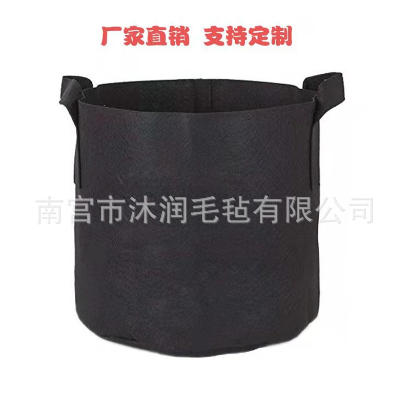 厂家批发毛毡种植袋蔬菜种植桶毛毡园林美植袋育苗袋轻便透气