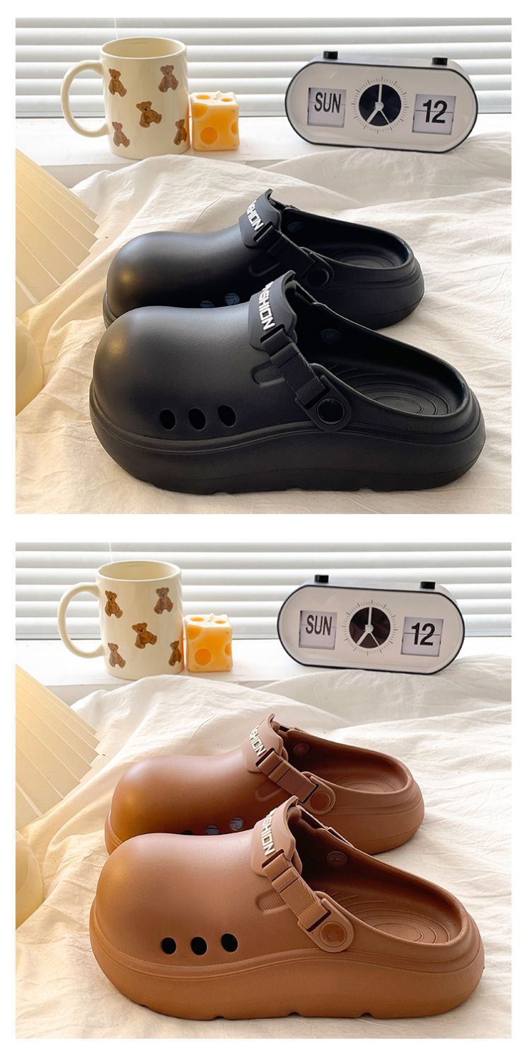 Women's Non-slip Thick Soled Summer Beach Clogs For Garden_voghion.com
