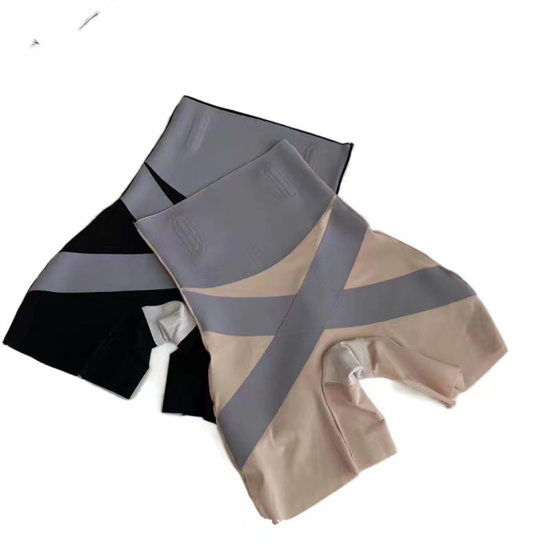 Nuevo Kaka 3,0 suspensión Cruz pantalones de levantamiento de cadera ropa interior de una pieza que forma los pantalones de hielo de seda vientre que adelgaza la pierna calzoncillos sin costura
