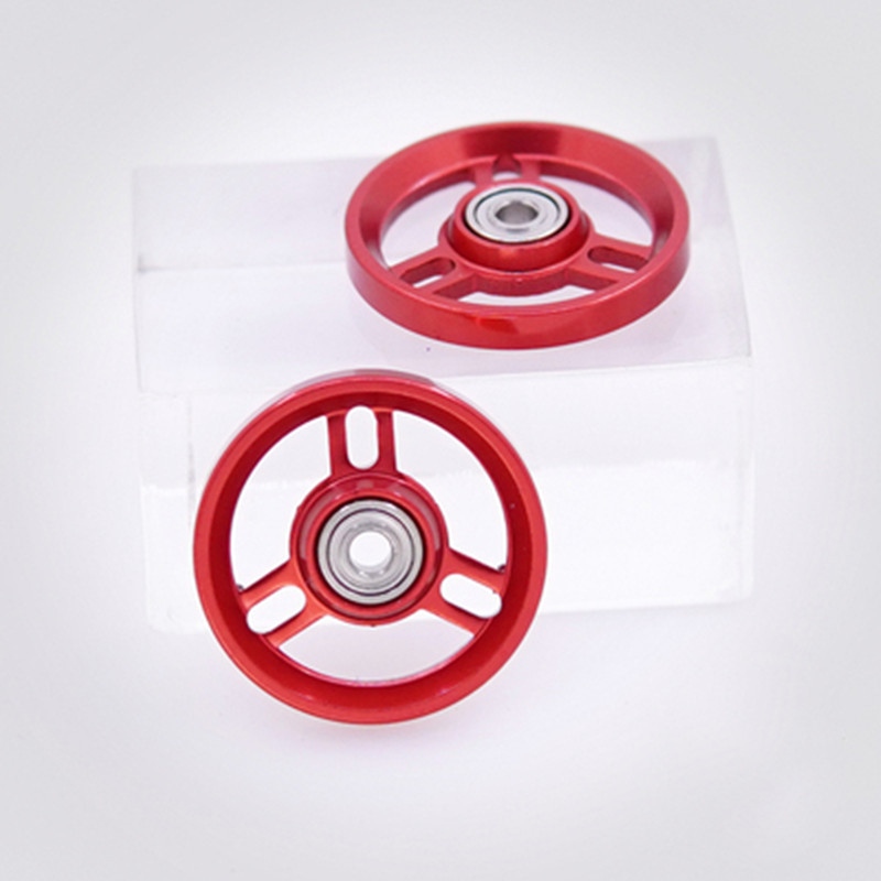 Homemade Mini Four-wheel Drive Accessories Colorfulful New 17mm Aluminum Alloy Guide Wheel Steering Wheel Guide Wheel Single Price