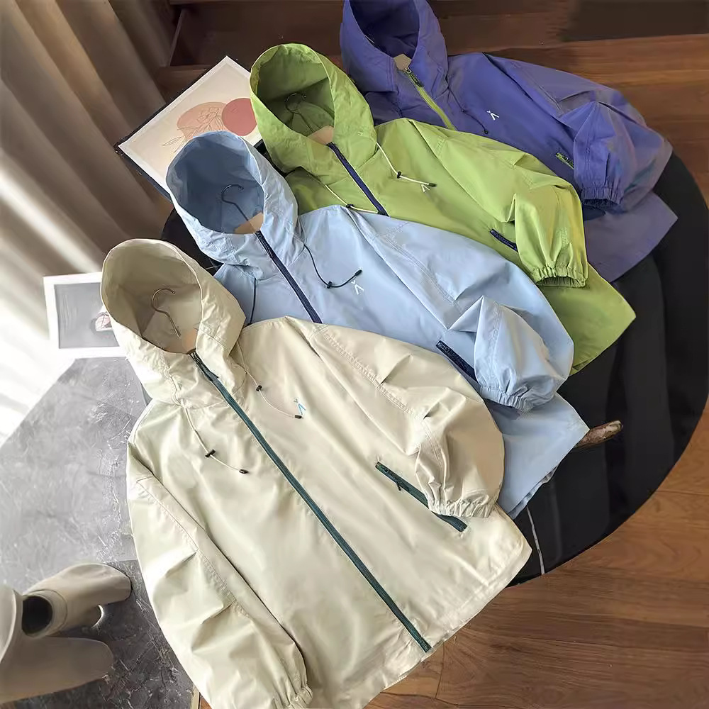 Awesome deal! Just $599+! Dopamine-hued, trendy, waterproof, versatile outdoor hooded bomber jacket for couples&mdash;perfect for casual wear!
