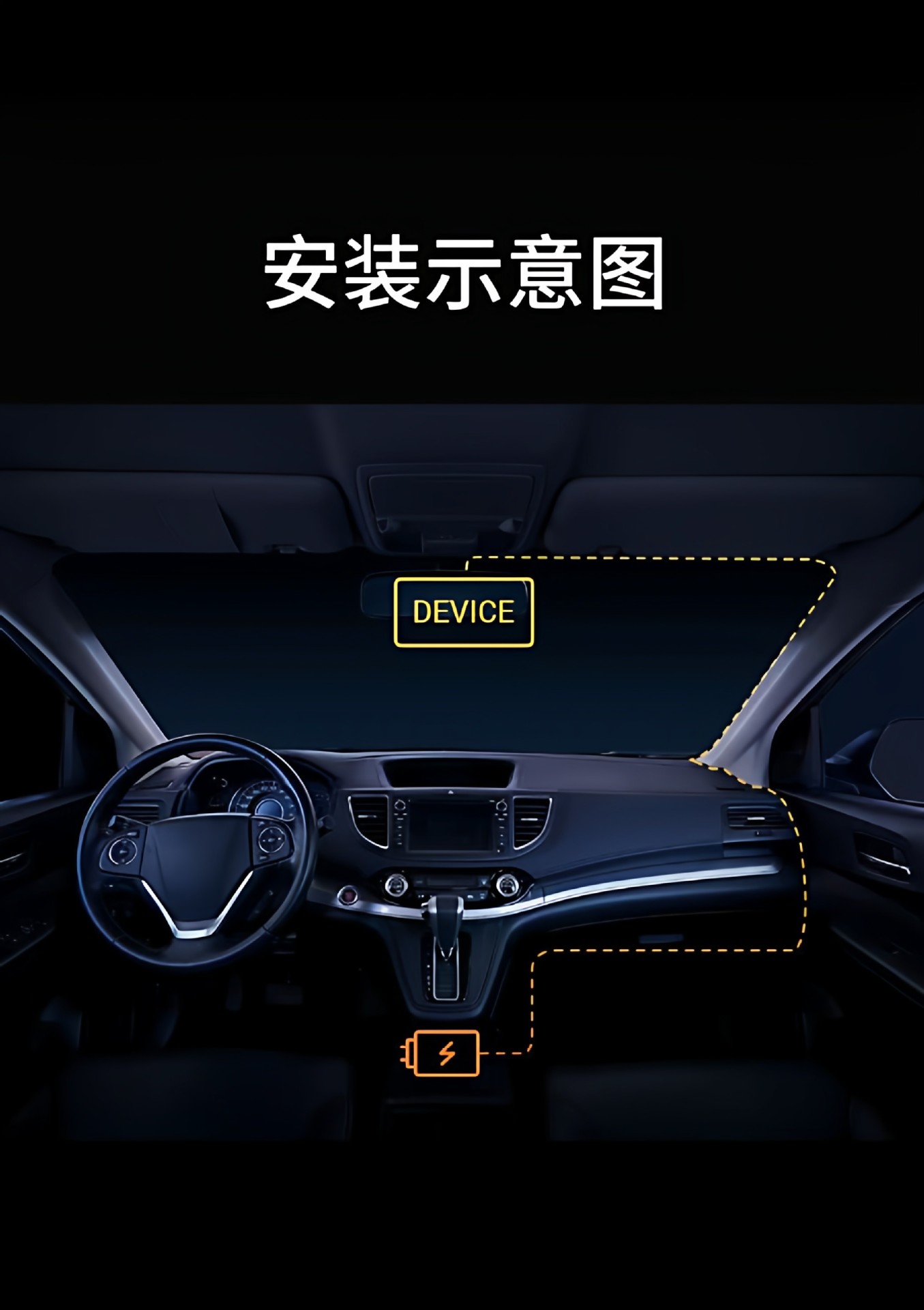 2160P Ultra-High-Definition Driving Recorder Night Vision 360-Degree A1 Installation-Free Wireless Mobile Phone Interconnection Wide-Angle Hidden Camera