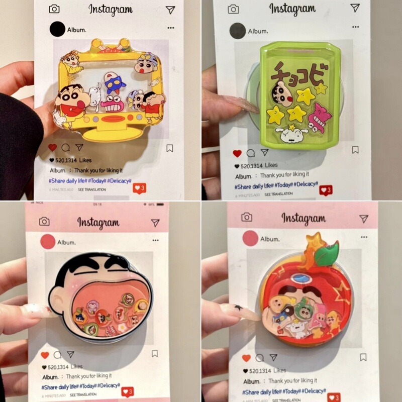 Cute Crayon Shin-chan Magnetic Stand New Model Compatible with Apple MagSafe Phone Case Airbag Back Sticker Cute Crayon Shin-chan Magnetic Stand New Model Compatible with Apple MagSafe Phone Case Airbag Back Sticker