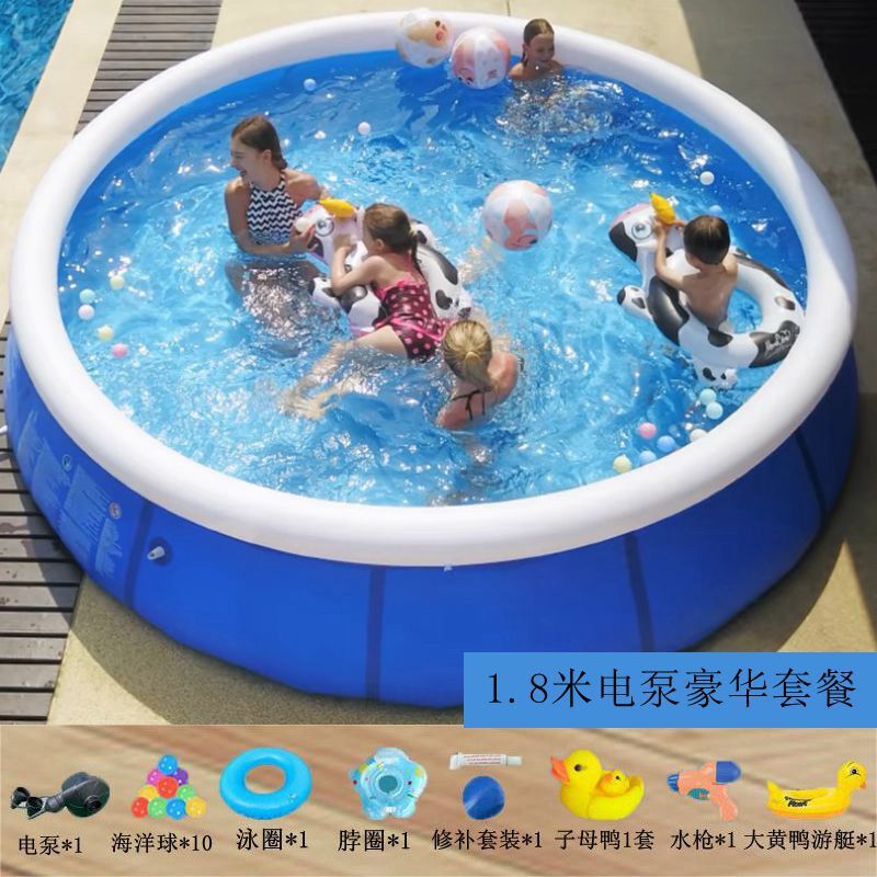 特大インフレータブルプール、大人用プール、子供用家庭用厚みのある丸い屋外大型子供用プール|undefined