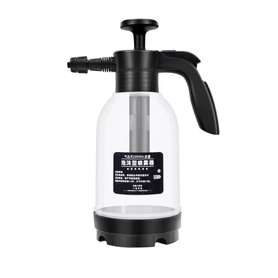 Car cleaning tools foam spray bottle, rechargeable pressurized air - 2l-manual-foam-sprayer-transparent-color