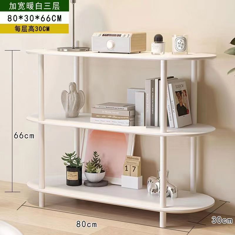 Estante de almacenamiento fácil de aterrizar estante de almacenamiento multifuncional para estante de exhibición de almacenamiento al lado de la cama de la sala de estar multicapa