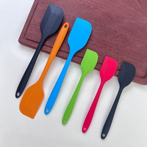 Silicone spatula, individually packaged, small and large sizes, baking tools, rubber spatula, food-grade, integrated soft spatula, cream scraper
