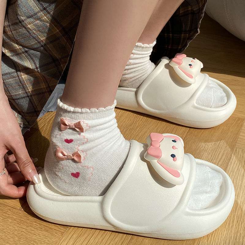 可爱拖鞋女款EVA踩屎感超软居家防滑防臭2025卡通百搭爆款凉拖鞋