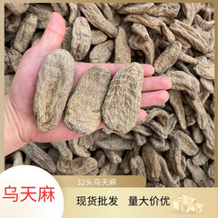 烏天麻32頭の草ダムの産地の卸売りの一手の商品の供給源は昭通天麻の干物のばら売りの量が大きいので、価格が優れています。
