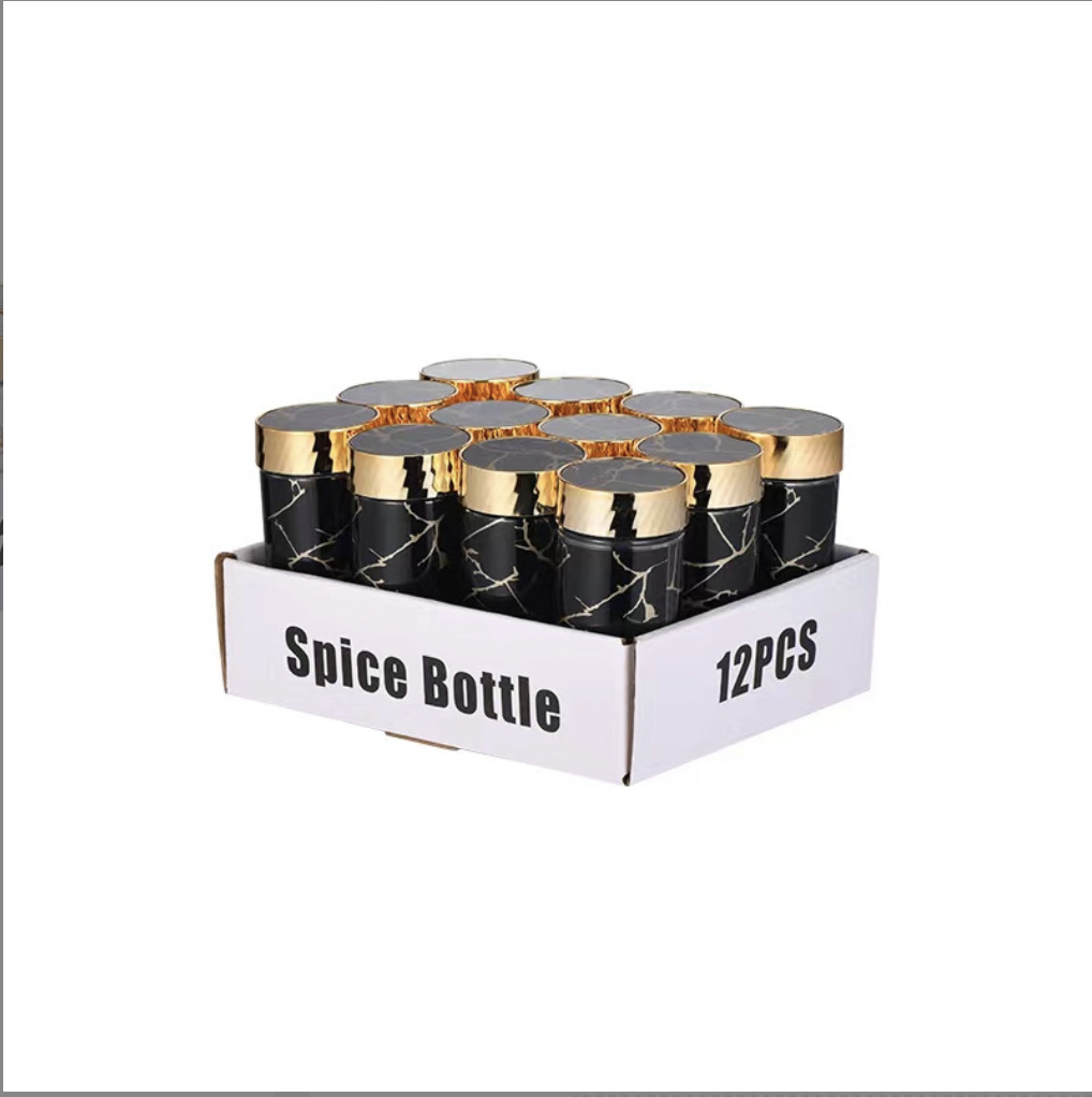 sellado a prueba de humedad peppermint condimento tanque condimento tanque condimento de vidrio de cocina caja de condimento doméstica set