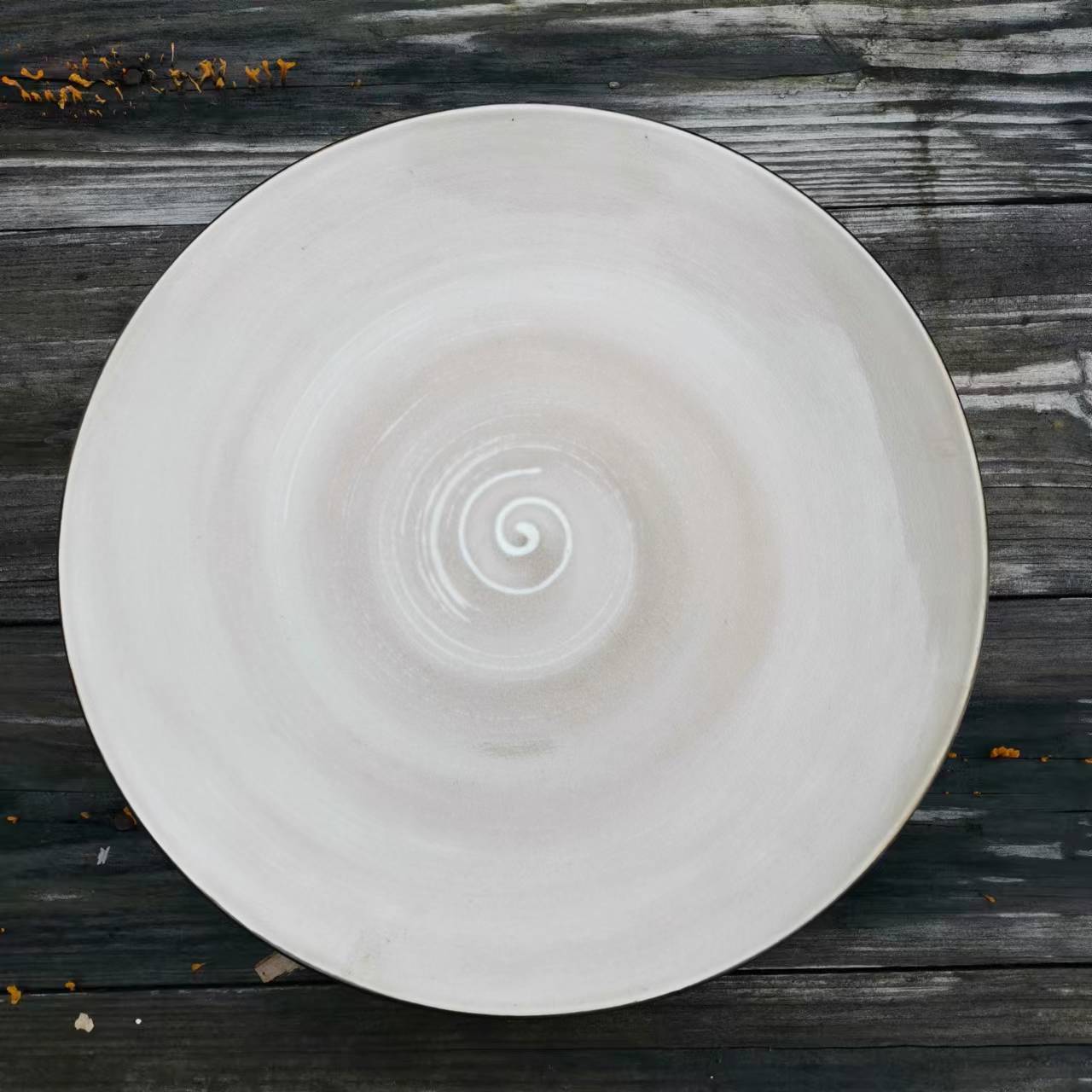 Grieta de hielo creativo plato de forma especial de alta apariencia postre de cerámica bandeja de té plato de hogar plato de ensalada de frutas plato occidental