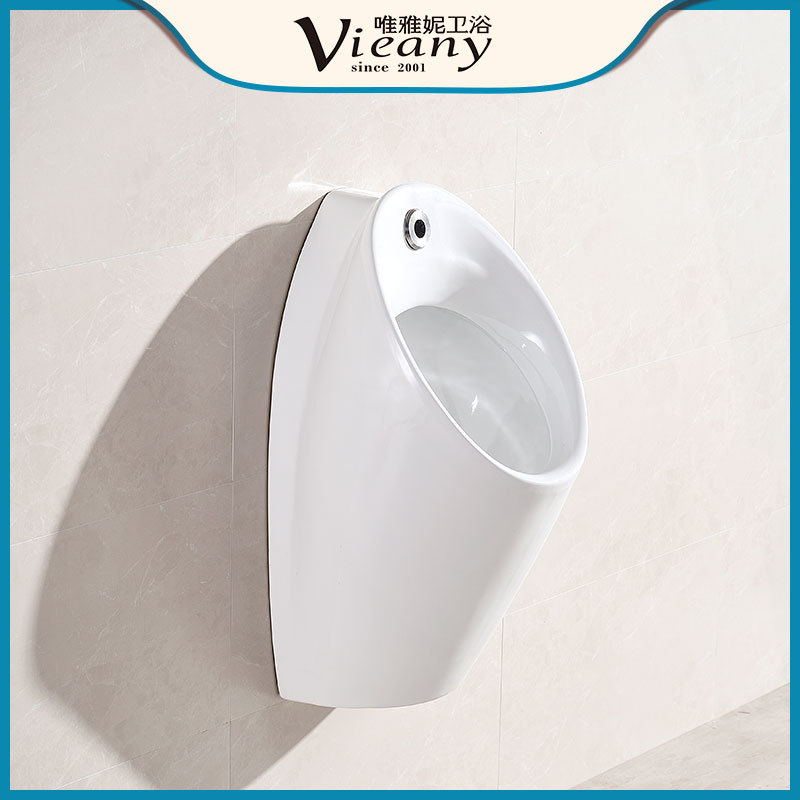 Venta de cerámica montada en la pared del orinal del hotel del orinal de los hombres del orinal de la inducción Lleno-automático