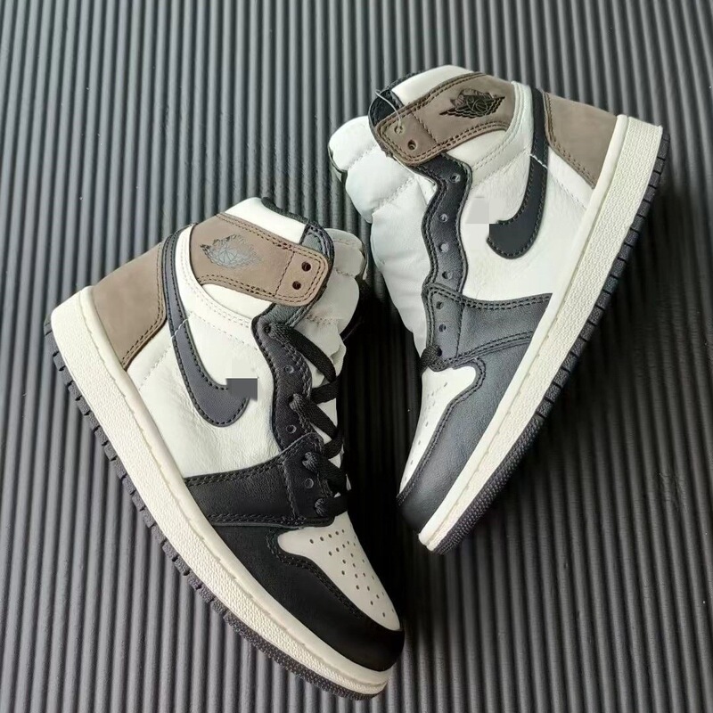 Putian Authentic AJ1 High-Top Retro Basketball Shoes, Unisex Running and Sports Shoes, Cushioned, Mocha Black and Gold, Jordan 1 Putian Authentic AJ1 High-Top Retro Basketball Shoes, Unisex Running and Sports Shoes, Cushioned, Mocha Black and Gold, Jordan 1
