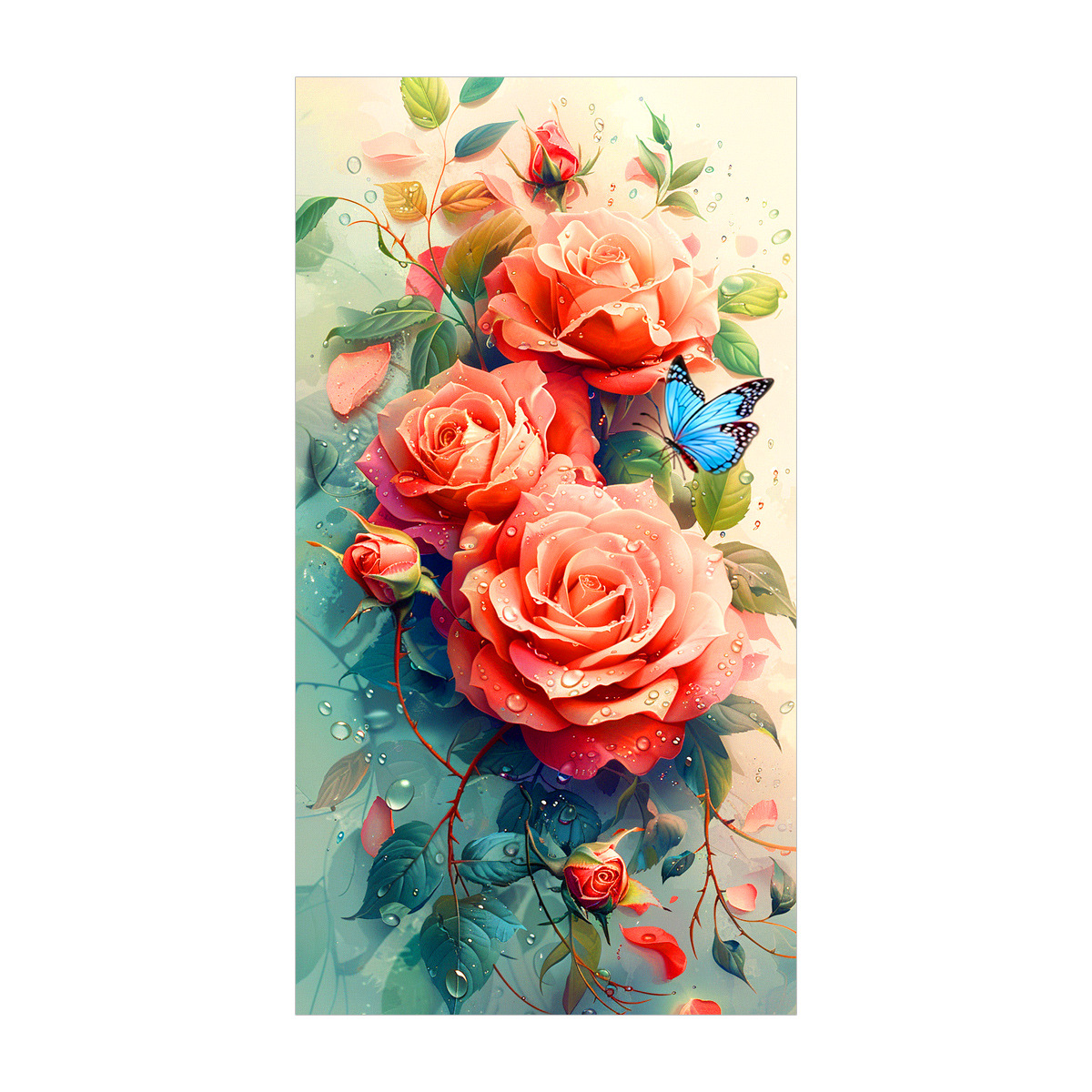[Algodón importado] Mona Lisa real bordado de flores de bordado nuevo estilo simple bordado a mano image 5