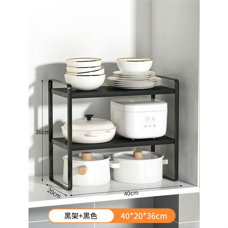 Organizador multinivel para encimera de cocina – para vasos, utensilios, con zona de drenaje