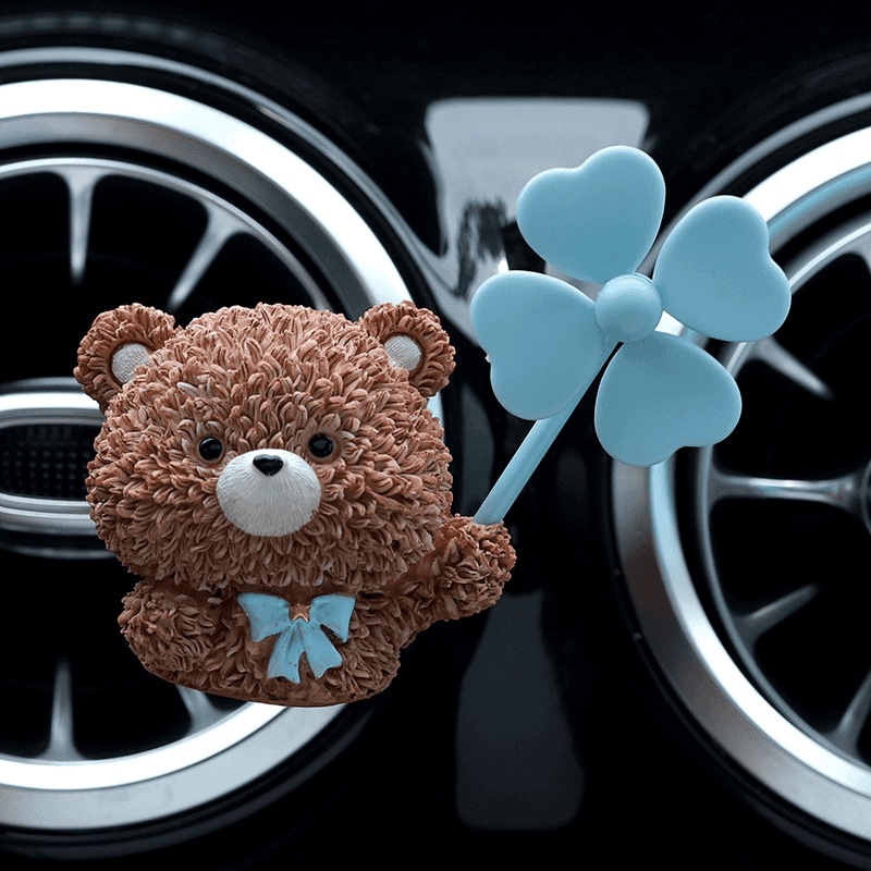 Aire acondicionado del automóvil salidas de aire decoraciones aromáticas dibujos animados lindo cerdo coche eléctrico consola adornos de perfume montados en el automóvil