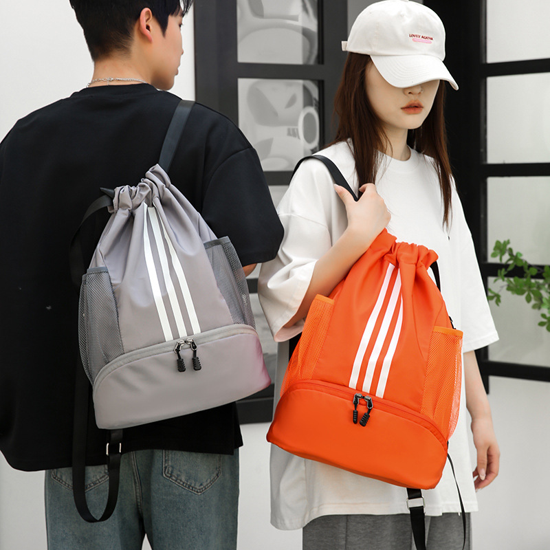 Bolsa de baloncesto mochila de entrenamiento bolsa de bádminton mochila de los hombres bolsa de fútbol de gran capacidad para mujeres impresión al aire libre logotipo personalizado