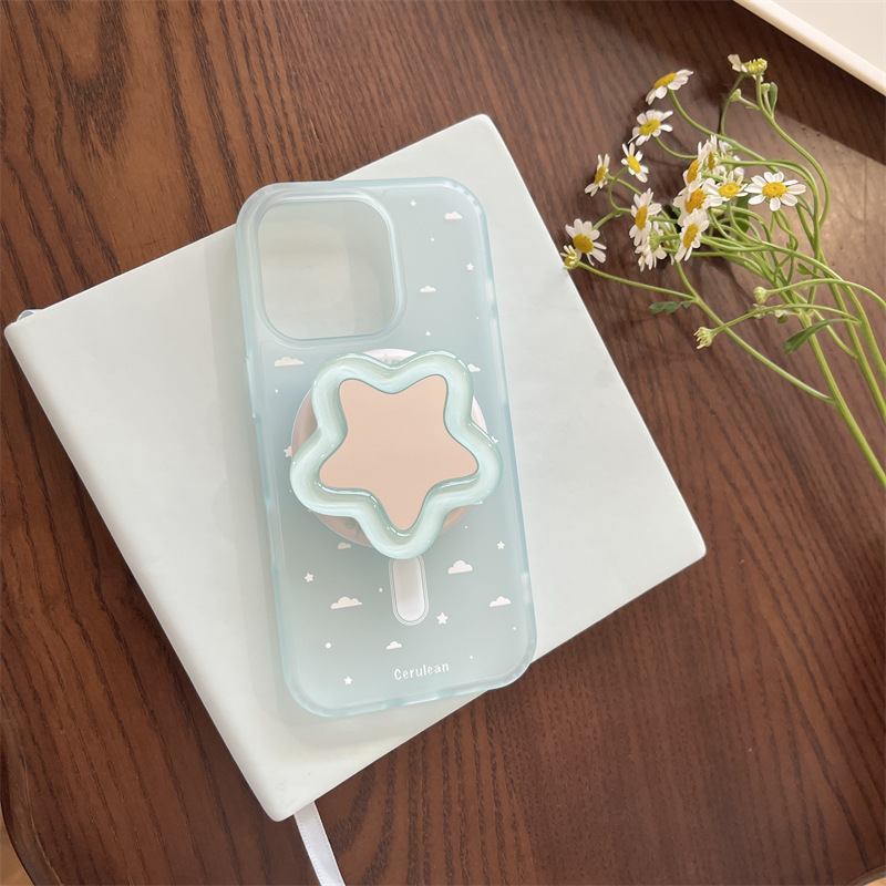 40g Weight iPhone Applicable Brands Phone Cases Classification Acrylic Material Cartoon Pattern Cute, Sweet Style Pink, Blue Color Acrylic Cartoon Cute Sweet Phone Cases Phone Accessories 2