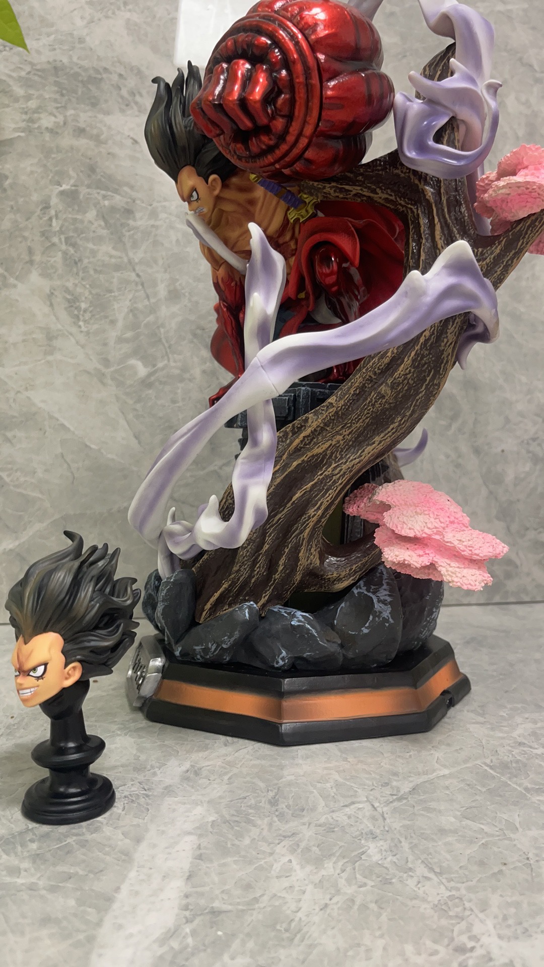 GK天瞳路飞 和之国 蛇人路飞 场景雕像 盒装手办