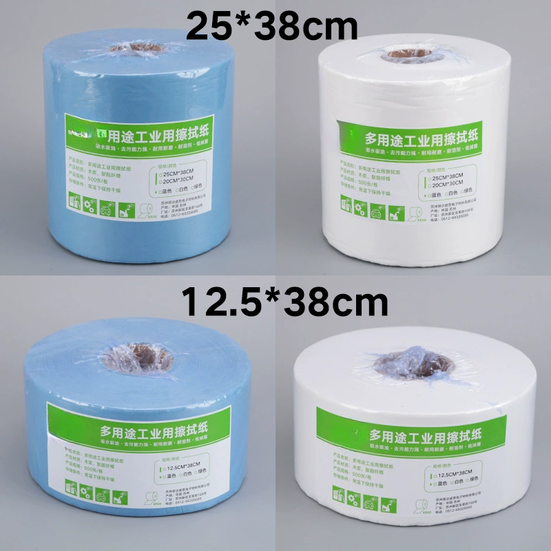 Безпыльная бумага антистатическая бумага DuPont для удаления пыли нетканый белый синий лабораторный маслопоглощающий бумага для промышленного использования оптом