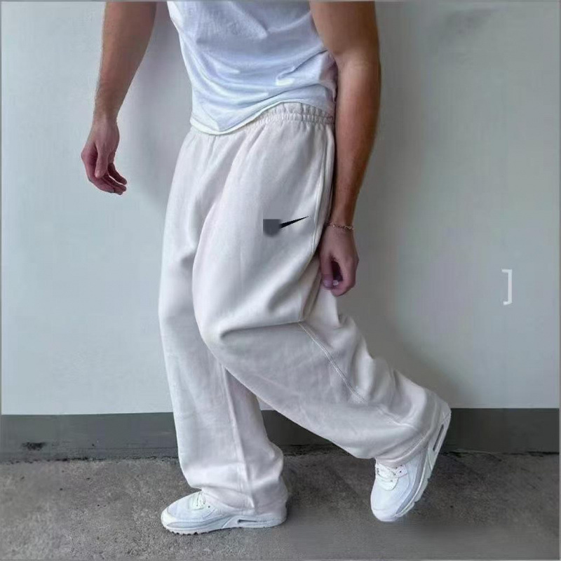 2026 Cross-Border European and American Popular Trendy Brand Casual Versatile Fashion Casual Fishhook Embroidery Fleece-Lined Sports Pants 2026 Cross-Border European and American Popular Trendy Brand Casual Versatile Fashion Casual Fishhook Embroidery Fleece-Lined Sports Pants