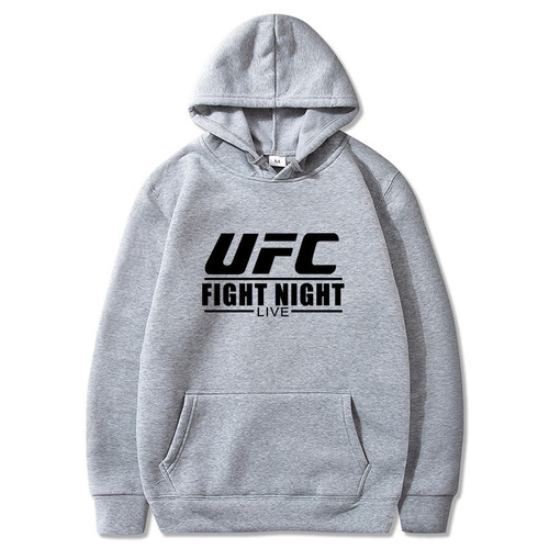 UFC Fashion Brand: Men's and Women's Printed Hoodies – Autumn/Winter Thickened, Casual, Versatile, & Sporty Tops