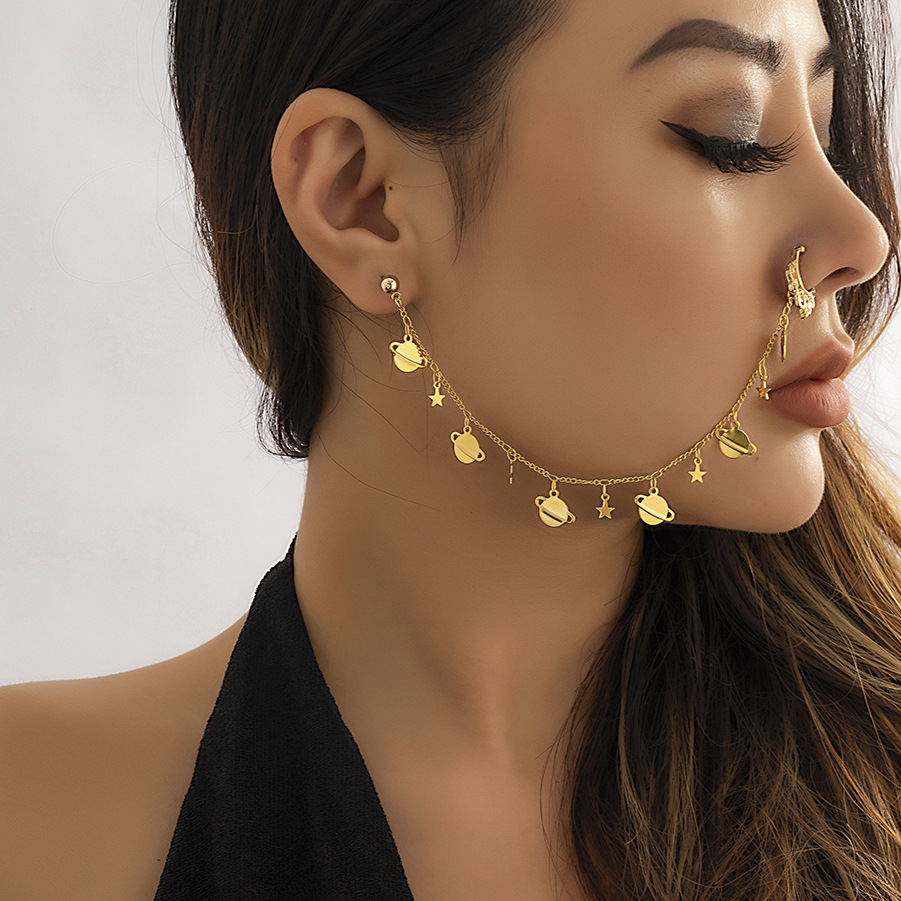 European and American jewelry, ethnic style, Su style, no punching nose studs, nose accessories, sweet and cool earrings, puncture nose rings_voghion.com