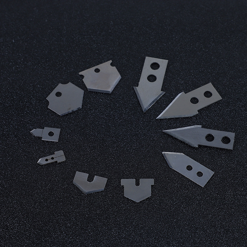 厂家供应三角刀异形刀片穿刺刀不锈钢刀片食品刀雕刻刀胶带