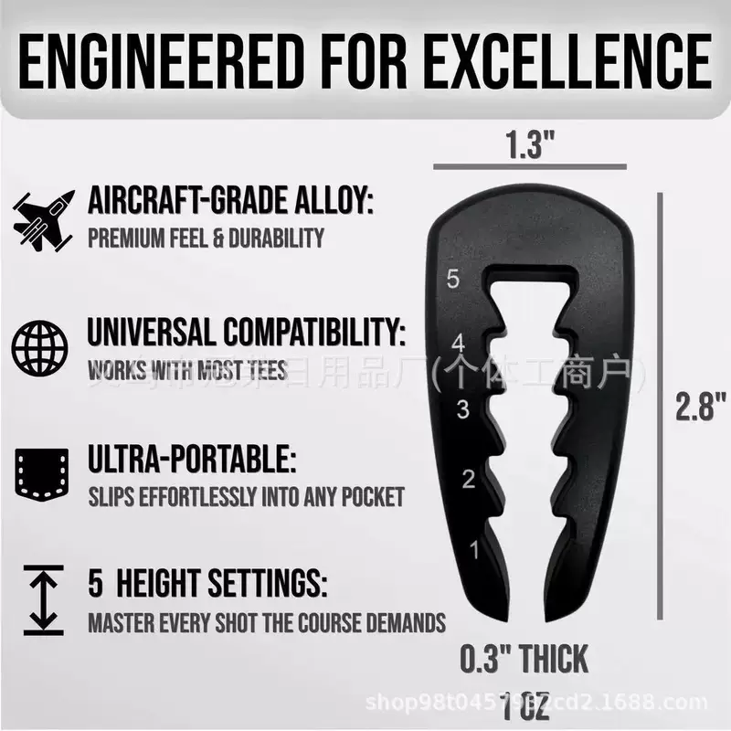 Новый инструмент для высоты гольф-tee, установка высоты сиденья для мяча, держатель для шаров