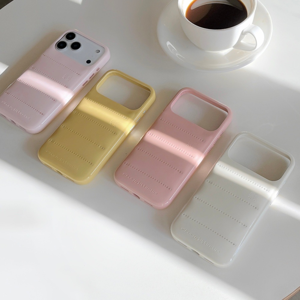 Étui de téléphone tendance en duvet à motif de fruits, compatible avec iPhone 17/16 Pro Max, couleur unie personnalisée, 15/14P, antichoc_voghion.com