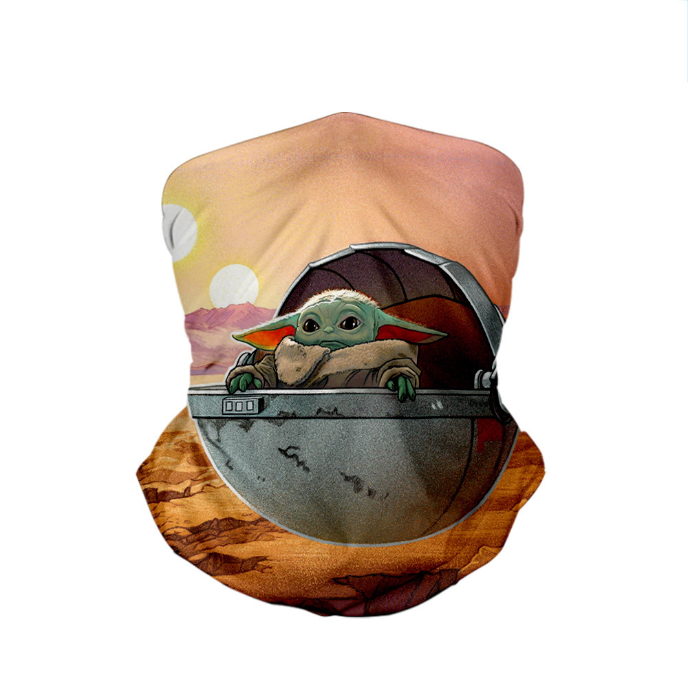 Ven a la imagen para establecer Z3D impresión digital protector solar anti-smog pañuelo mágico ciclismo al aire libre deportes máscara mágica para establecer Z