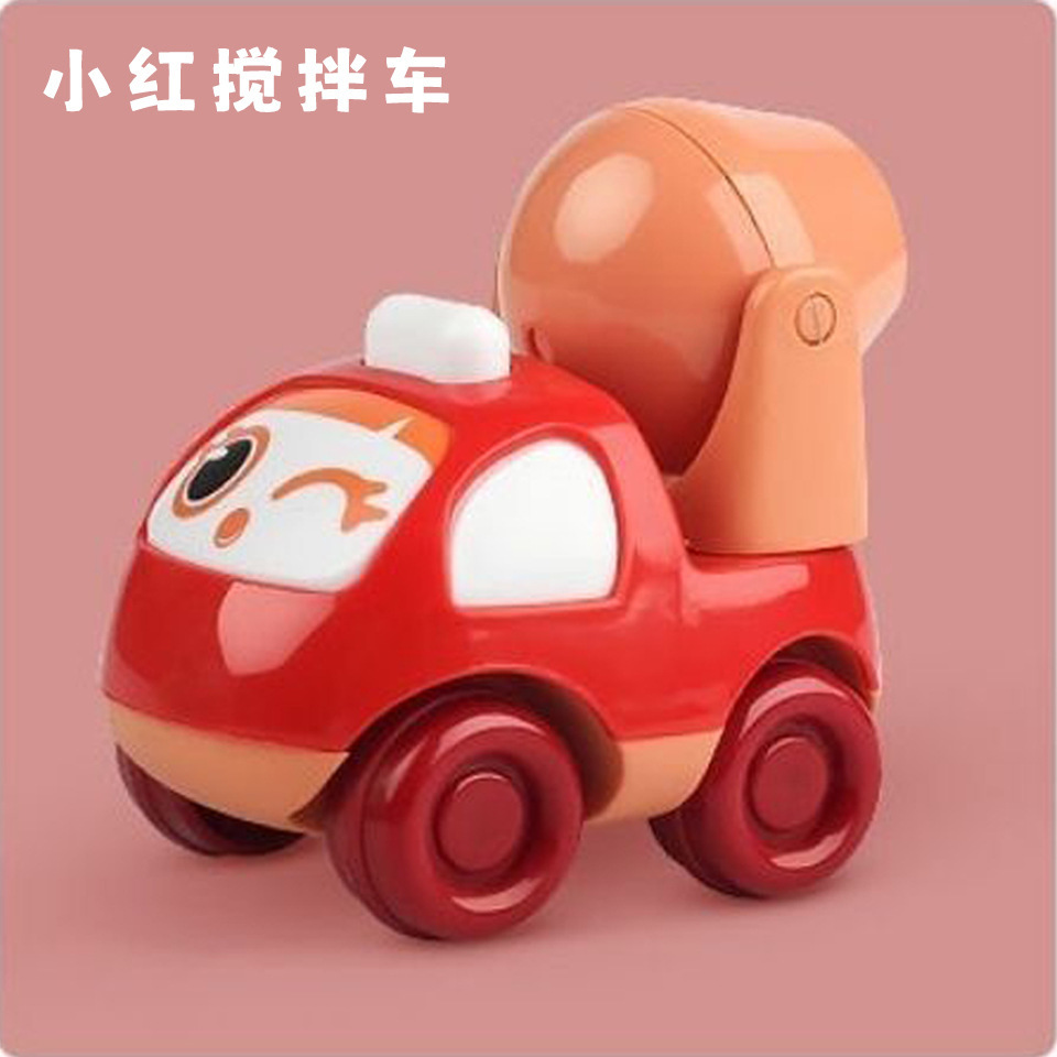 On behalf of the distribution of welfare products children's Q version of Huili engineering car baby toy car boy cartoon car gift prizes