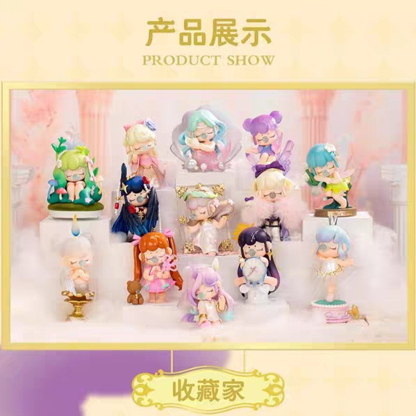 Authentic Ruolai Nanci Fantasy Museum Series Blind Box Trendy Collectible Figurine Doll Gift Decoration Toy