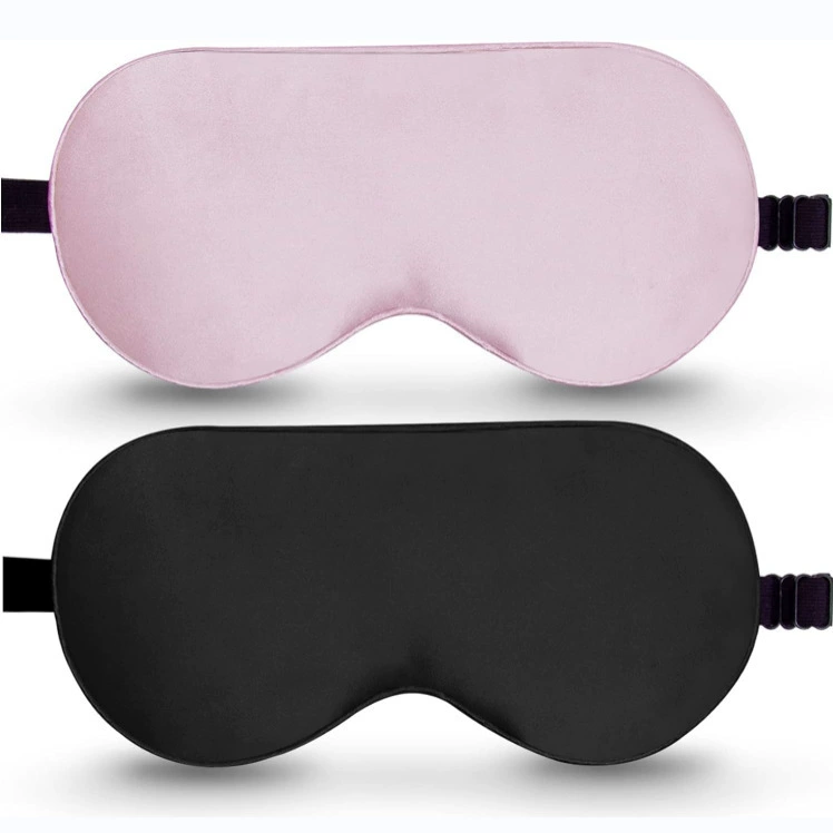 Маска для сна, имитация шелковой маски для глаз, регулируемая повязка для сна, блокирующая свет, уменьшающая отечность глаз, подарок