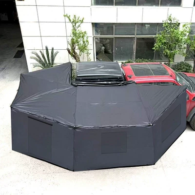 Car Canopy Sunshade Outdoor – Avtomobil dam çadırları - 270-degree-expanded-version-25m-cloth-4-people