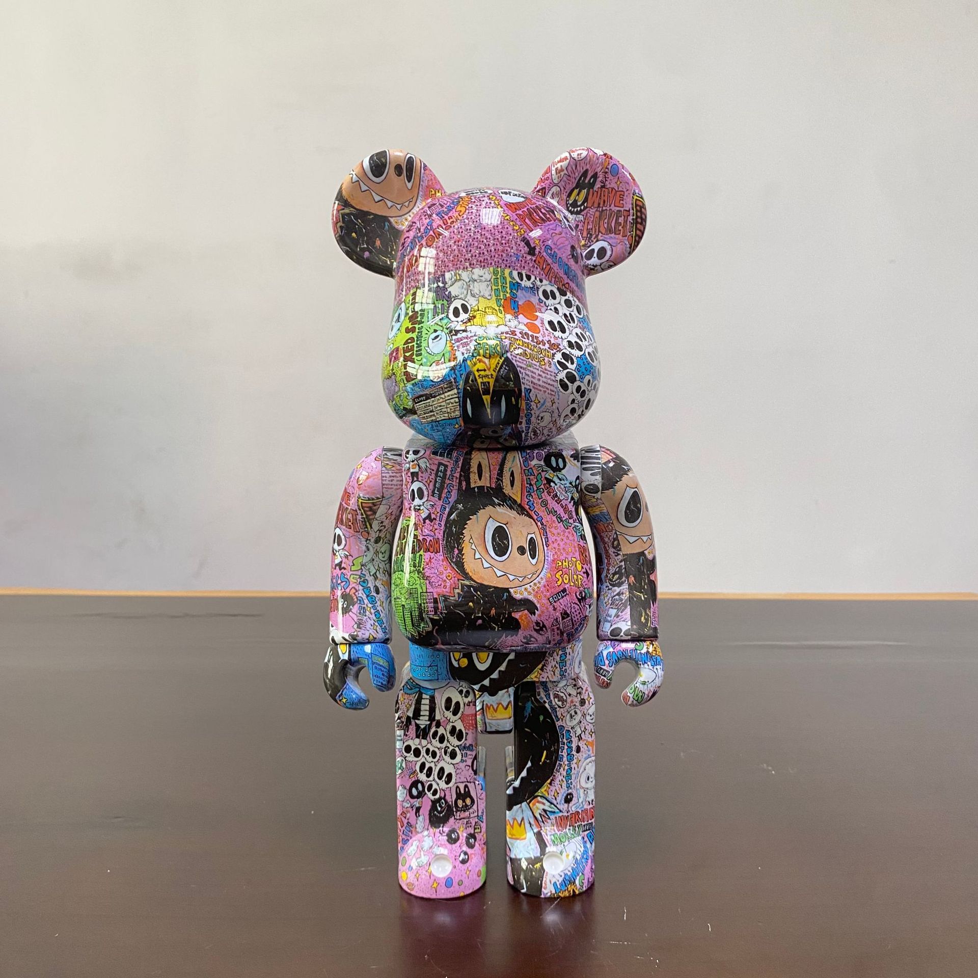 BEARBRICK400 폭력 곰 빌딩 블록 곰 LABU ARBOY 인터넷 유행 인형 거실 테이블 장식품