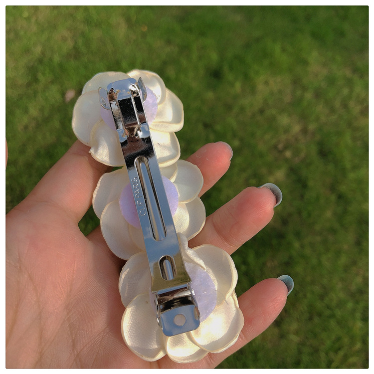 Kamelie Super Fee Sommer Neue Blume Rückseite des Kopfes Top Clip Wenig Duft Stil High-End Nische Haar Zubehör Für_voghion.com