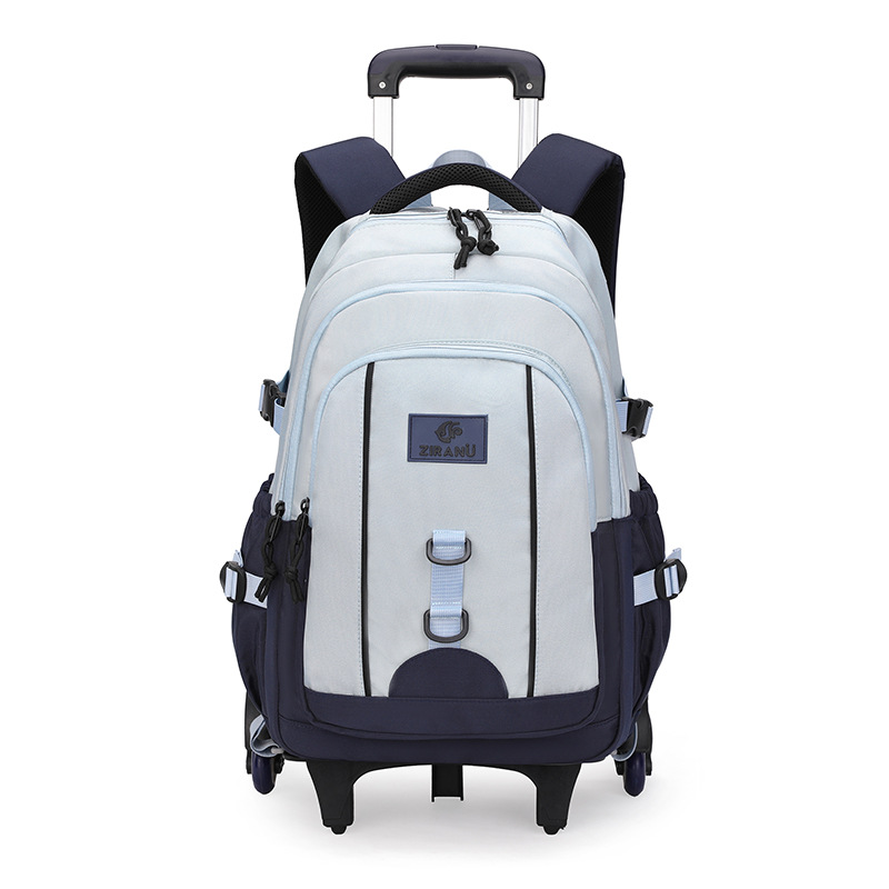 Nueva mochila de tirón para estudiantes de primaria 3 - 6 grados mochila de estudiantes de secundaria mochila de escaleras