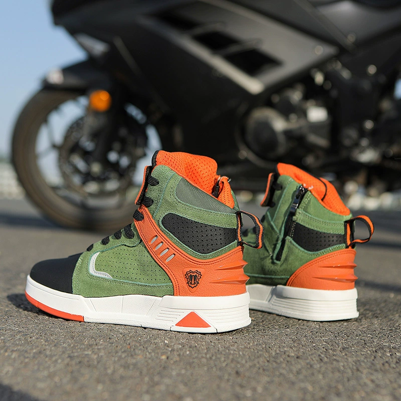 Off-road boots four seasons, spring sneakers, bike shoes, genuine leather