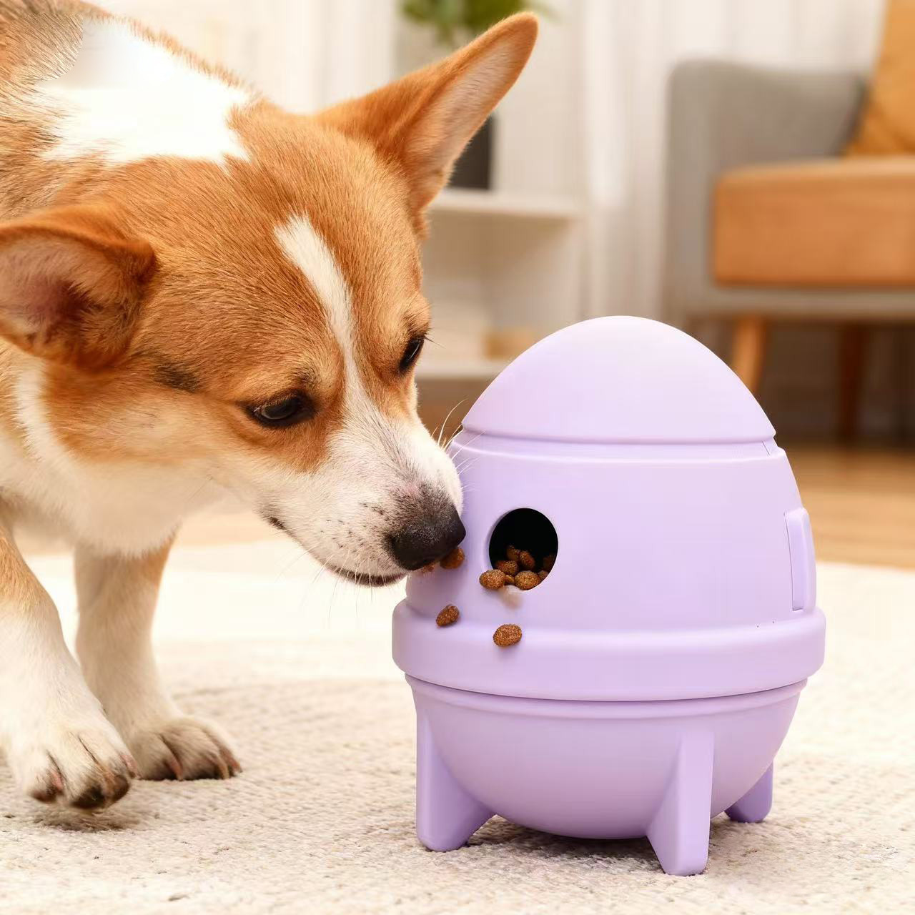 Juguetes para perros de comida oculta de silicona para mascotas