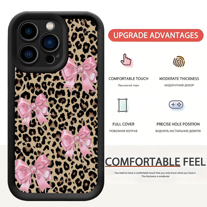 Bow-Knot Emery Ladder Sky Eye Groove Suitable for Iphone15/16/17 Simple Halloween Mobile Phone Case 17