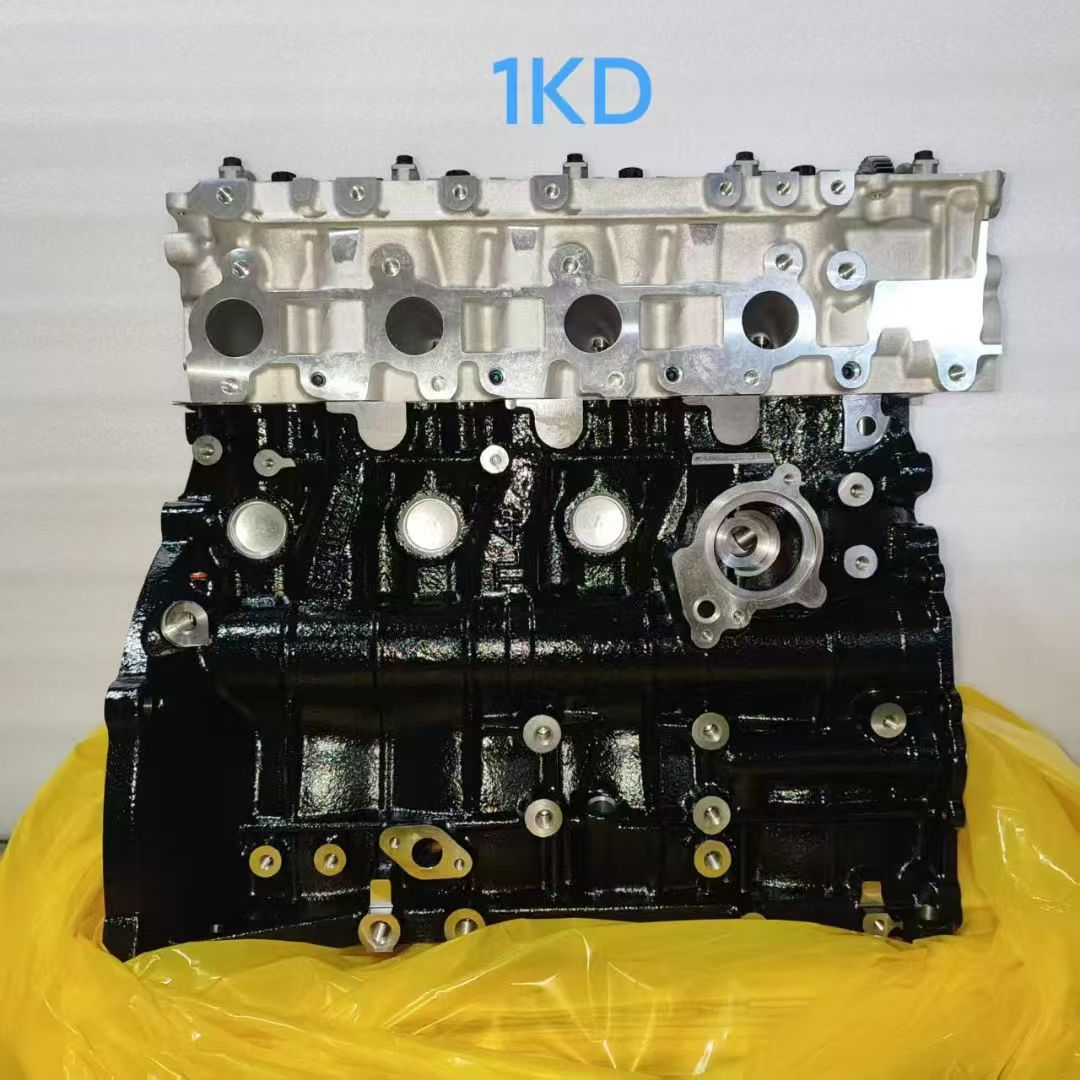 1Kd-2Kd Toyota Prado Hilux Overbearing 3.0t Diesel Version Basic Machine New Cylinder Head and Cylinder Block