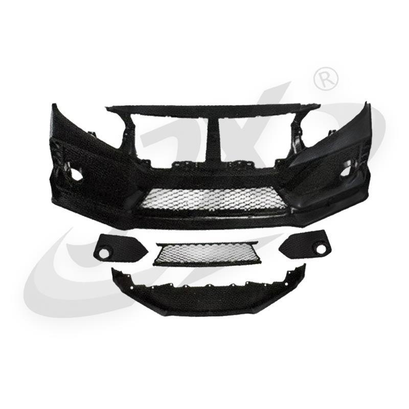 Suitable for 16-21 10th generation Civic modified TR front bumper, rear bumper, side skirts, grille, full body kit for Honda Civic Type R