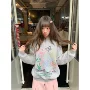 秋冬显瘦新款撞色卫衣