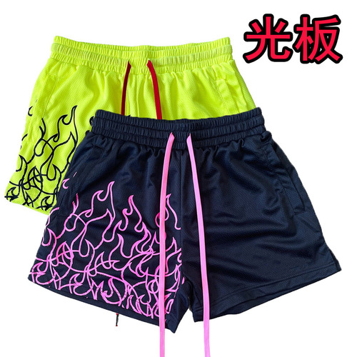 Summer American breathable quick-drying sports shorts men's loose home running fitness basketball outer wear three-point pants