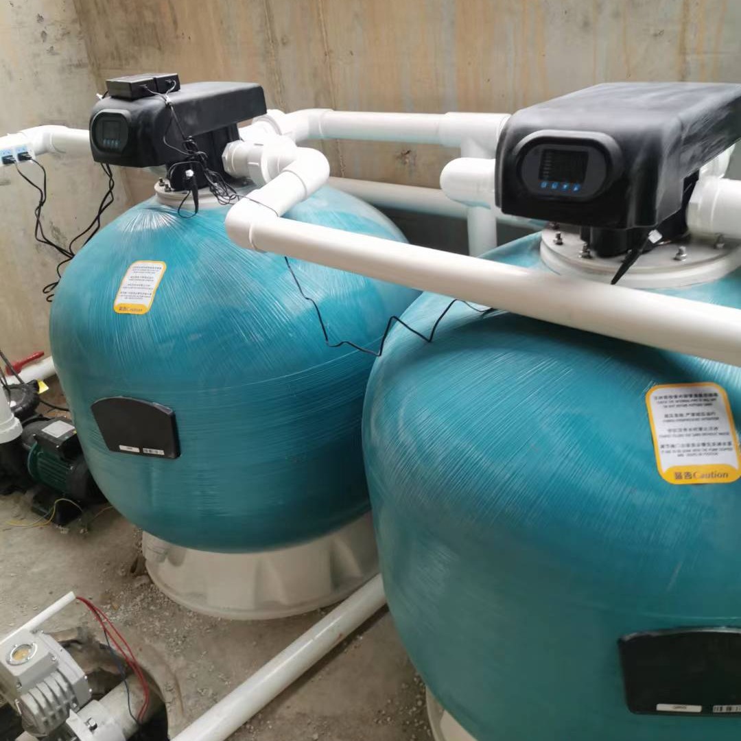 供应泳池砂缸过滤器、游泳池玻璃过滤器