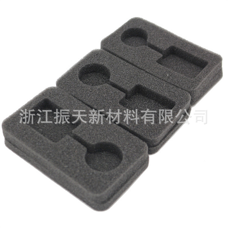 海绵内衬 防火阻燃棉 高密度包装植绒海绵 异形海绵彩盒包装内托