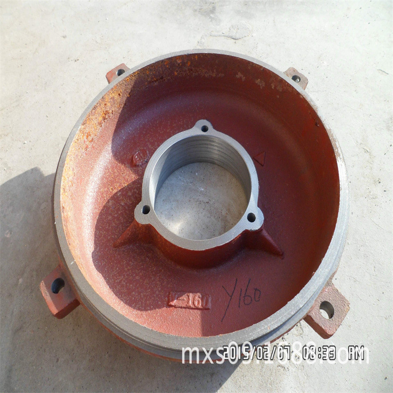 厂家供应Y160电机端盖   卧式电机端盖   立式电机的后端盖
